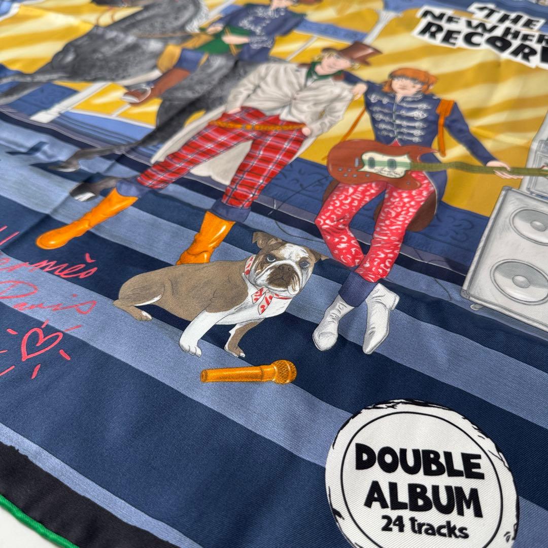Hermes Carre 70 Silk Scarf New Herme Code Horse — view 4