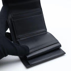Celine Trifold Tri Foldwallet Black Wallet — view 4