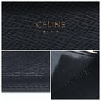 Celine Trifold Tri Foldwallet Black Wallet — view 7