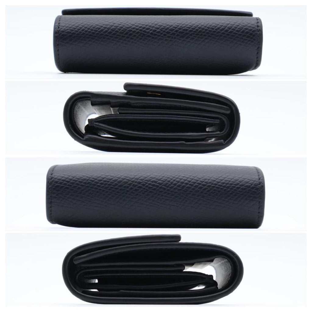 Celine Trifold Tri Foldwallet Black Wallet — view 9