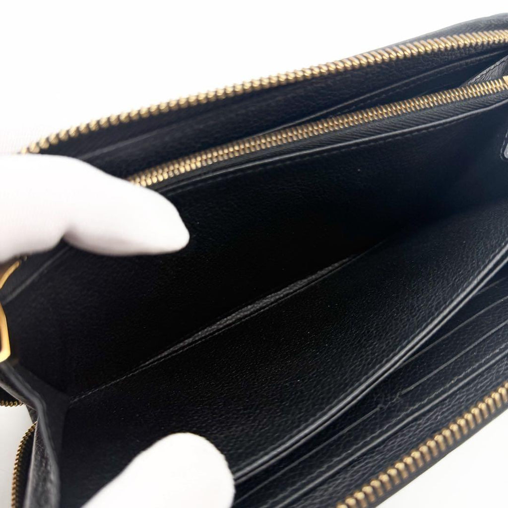 Louis Vuitton Zippy Wallet Empreinte Leather Round — view 8