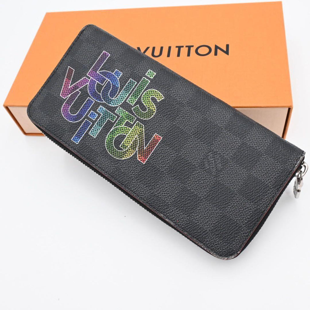 Louis Vuitton Graphite Wallet Zippy Vertical