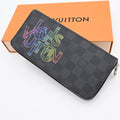 Louis Vuitton Graphite Wallet Zippy Vertical
