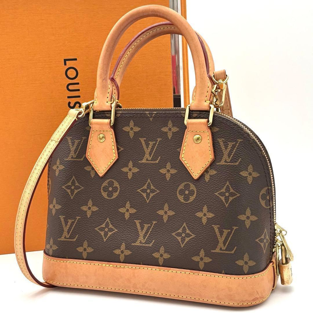 Louis Vuitton Handbag 2-Way Monogram Alma BB Brown