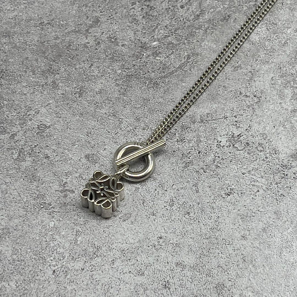 Loewe Anagram Toggle Necklace Charm