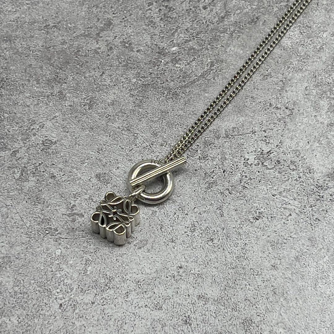 Loewe Anagram Toggle Necklace Charm