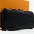 Louis Vuitton Zippy Wallet Empreinte Black Round