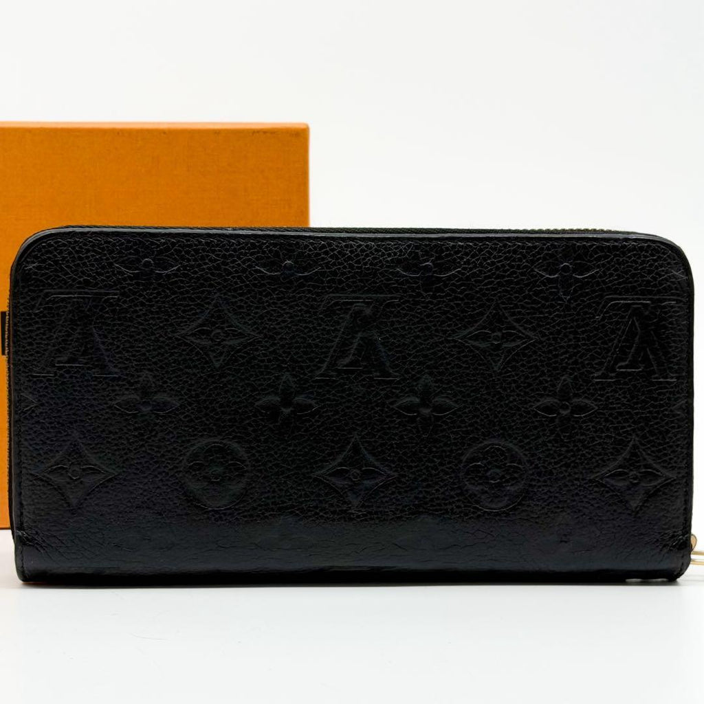 Louis Vuitton Zippy Wallet Empreinte Black Round — view 3