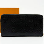 Louis Vuitton Zippy Wallet Empreinte Black Round — view 3