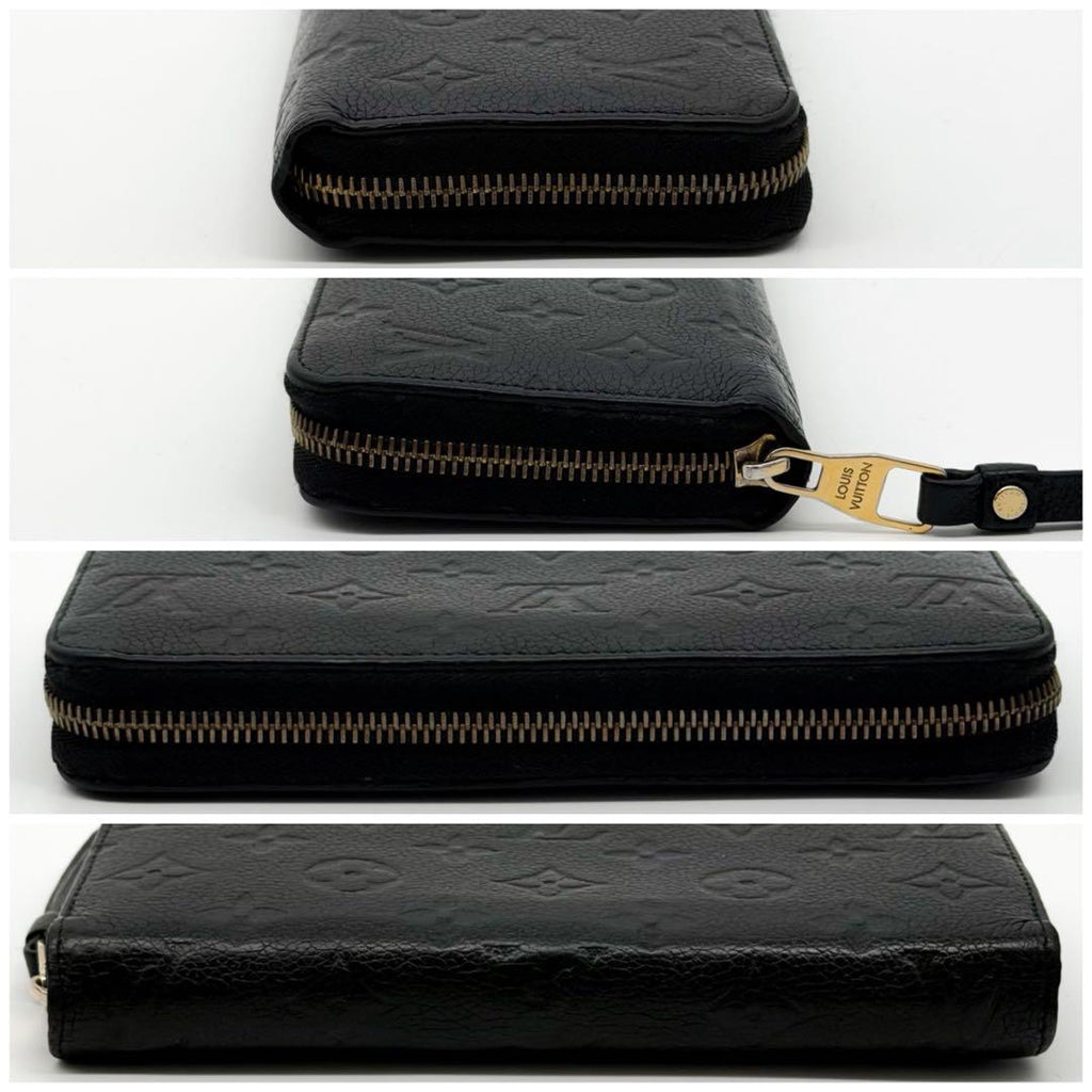 Louis Vuitton Zippy Wallet Empreinte Black Round — view 4