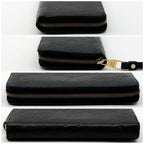 Louis Vuitton Zippy Wallet Empreinte Black Round — view 4