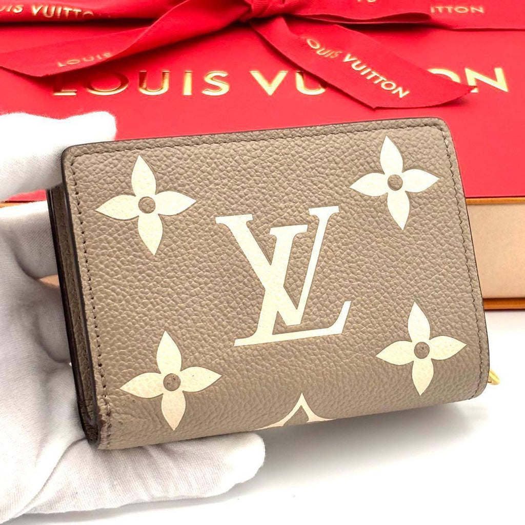 Louis Vuitton Wallet Portefeuille Clair Bicolor Tourterelle — view 2