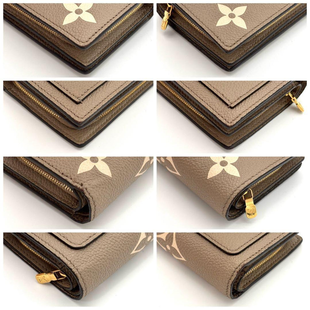 Louis Vuitton Wallet Portefeuille Clair Bicolor Tourterelle — view 8