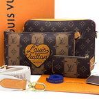 Louis Vuitton Monogram Trio Messenger Collaboration Brown