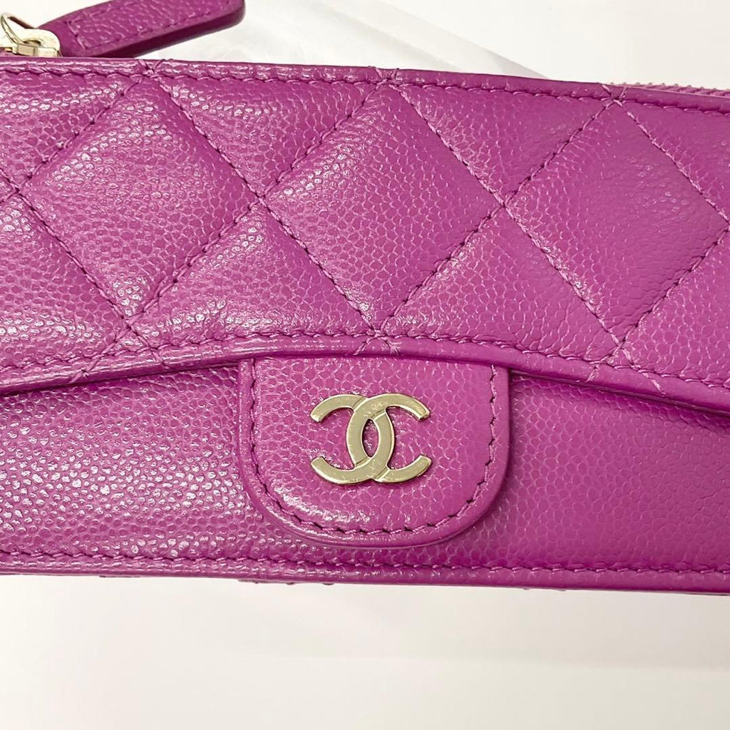 Chanel CC Logo Fragment Case Wallet Coin Card — view 4