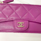 Chanel CC Logo Fragment Case Wallet Coin Card — view 4