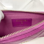 Chanel CC Logo Fragment Case Wallet Coin Card — view 8