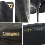 Louis Vuitton Leather Long Boots Black — view 3