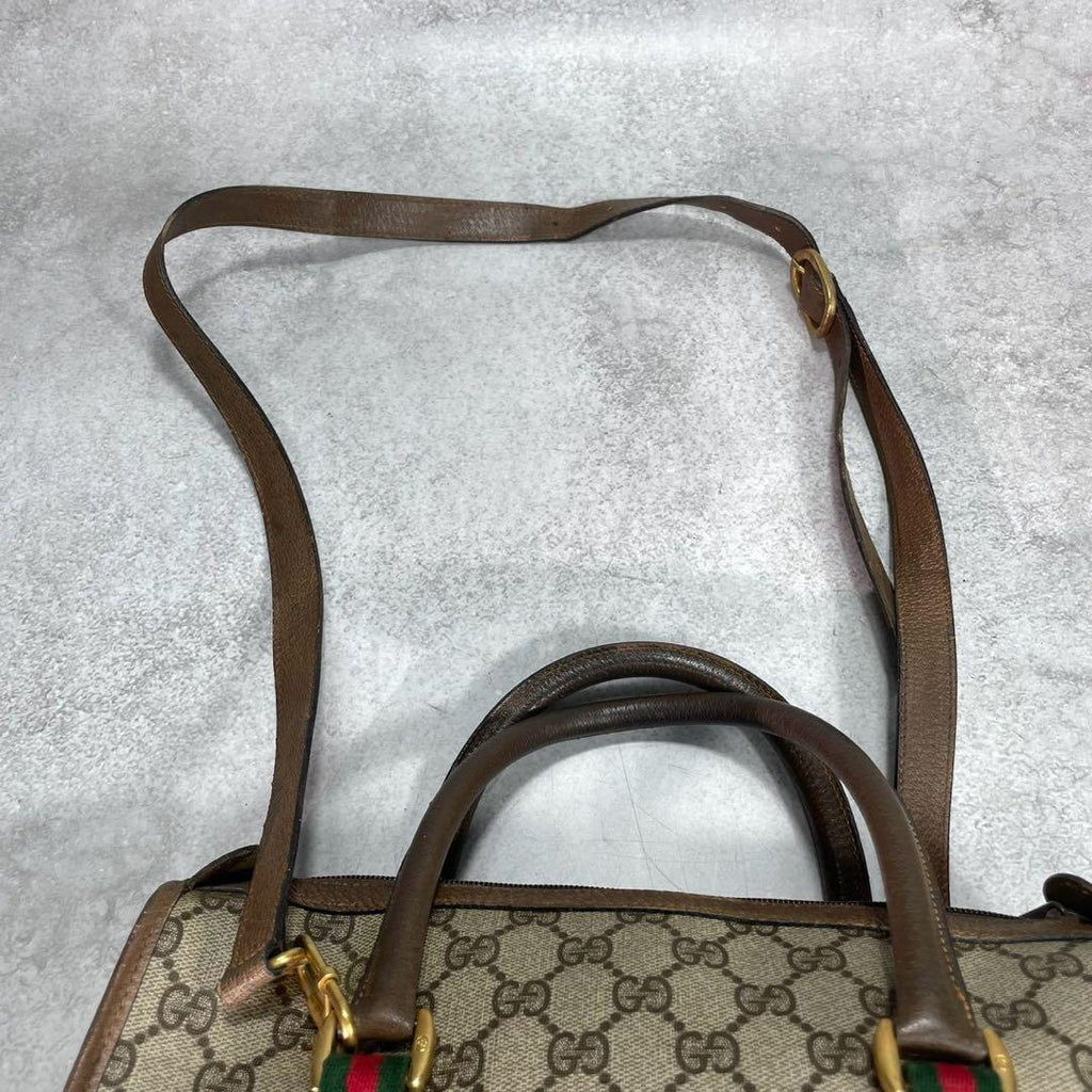 Gucci GG Sherry Line Shoulder Bag 2-Way Brown — view 4