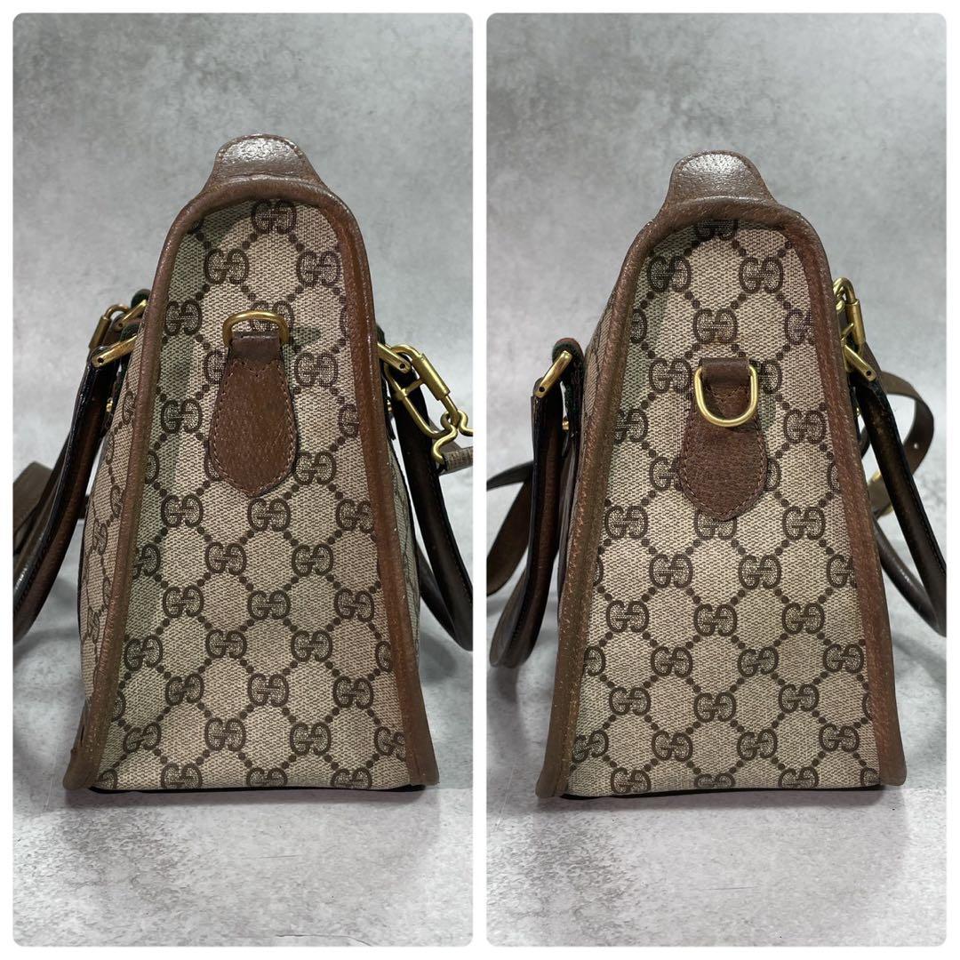 Gucci GG Sherry Line Shoulder Bag 2-Way Brown — view 7