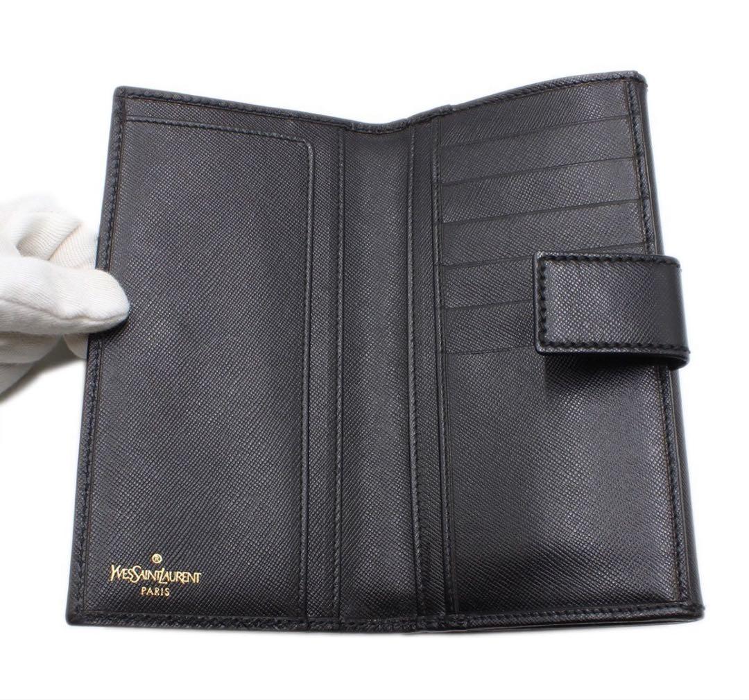 Saint Laurent Leather Monogram Bifold Wallet — view 7