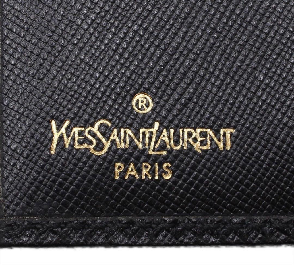 Saint Laurent Leather Monogram Bifold Wallet — view 8