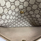 Gucci GG Sherry Line Tote Bag Brown Logo — view 6