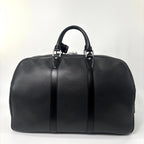 Louis Vuitton Taiga Kendall PM Ardoise Boston Bag Black — view 5