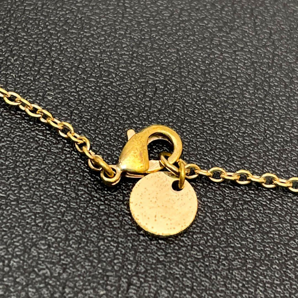 Dior Clair de Lune CD Logo Necklace Rhinestone — view 9