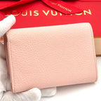 Louis Vuitton Wallet Portefeuille Capucines Compact Pink — view 2