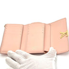Louis Vuitton Wallet Portefeuille Capucines Compact Pink — view 4