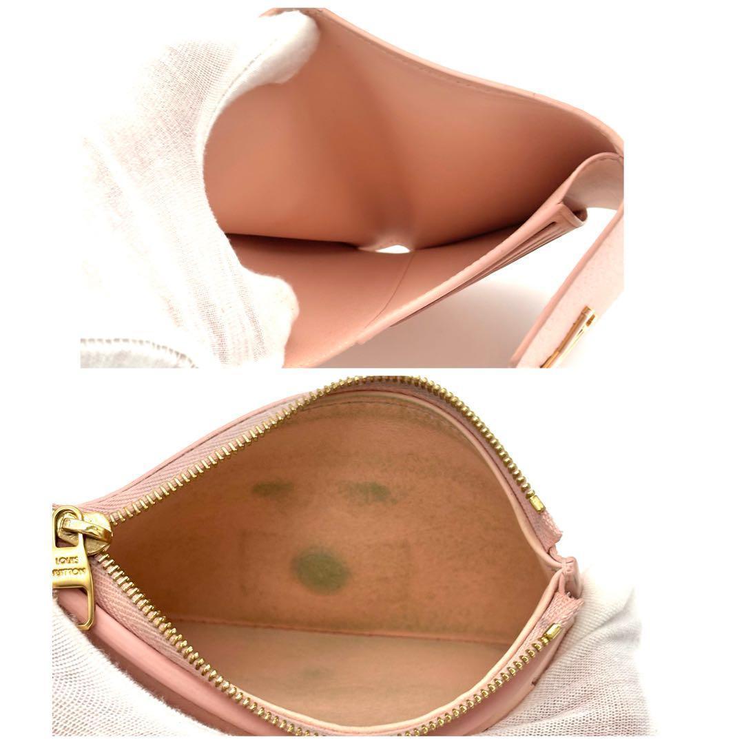 Louis Vuitton Wallet Portefeuille Capucines Compact Pink — view 5