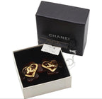 Chanel CC Logo Clover Tortoiseshell Earrings — view 6