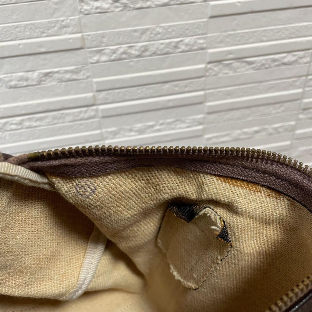Fendi Zucca FF Canvas Leather Hand Boston Bag Brown — view 8