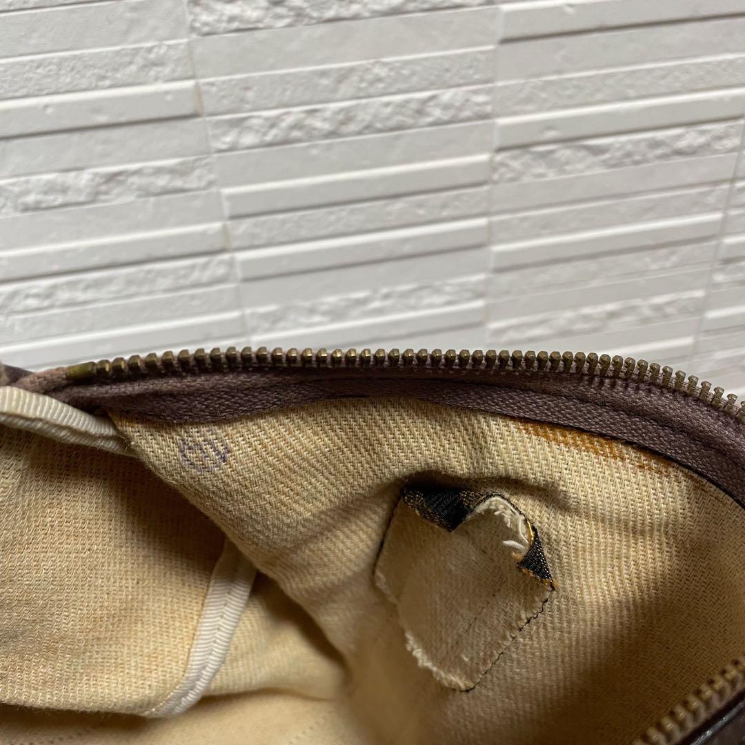 Fendi Zucca FF Canvas Leather Hand Boston Bag Brown — view 8