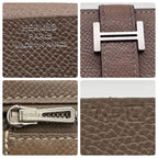Hermes Bearn Classic Bifold Wallet Etoupe Leather Epsom — view 9