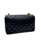 Chanel Mini Quilted Chain Shoulder Bag Lambskin CC Logo — view 2