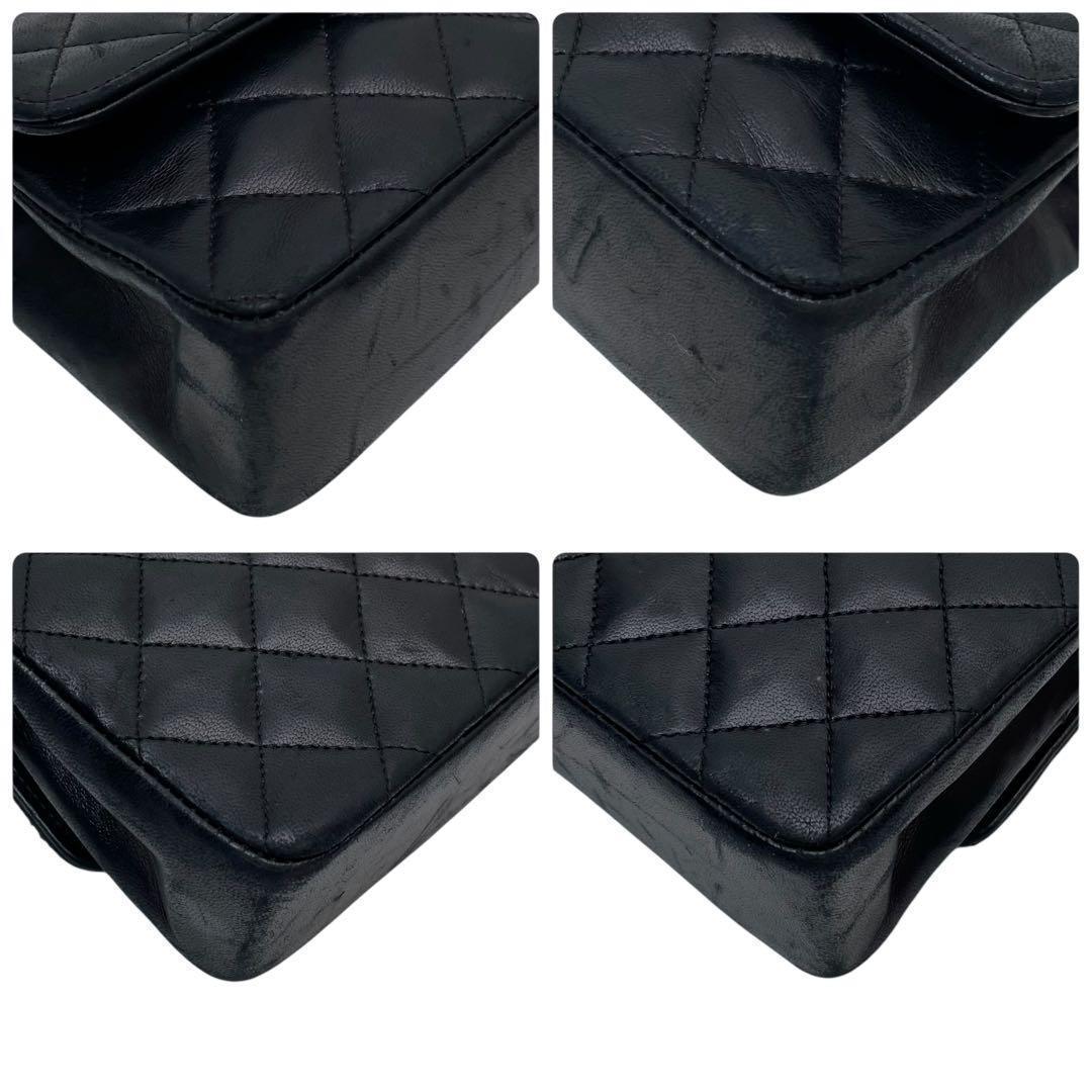 Chanel Mini Quilted Chain Shoulder Bag Lambskin CC Logo — view 4