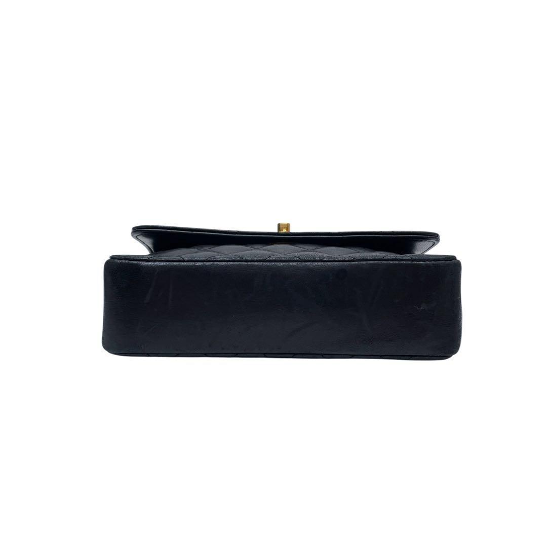 Chanel Mini Quilted Chain Shoulder Bag Lambskin CC Logo — view 6