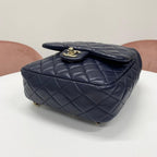 Chanel Lambskin Quilted CC Logo Turnlock Chain Backpack — view 4