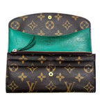 Louis Vuitton Monogram Portefeuille Emily Green Wallet — view 2