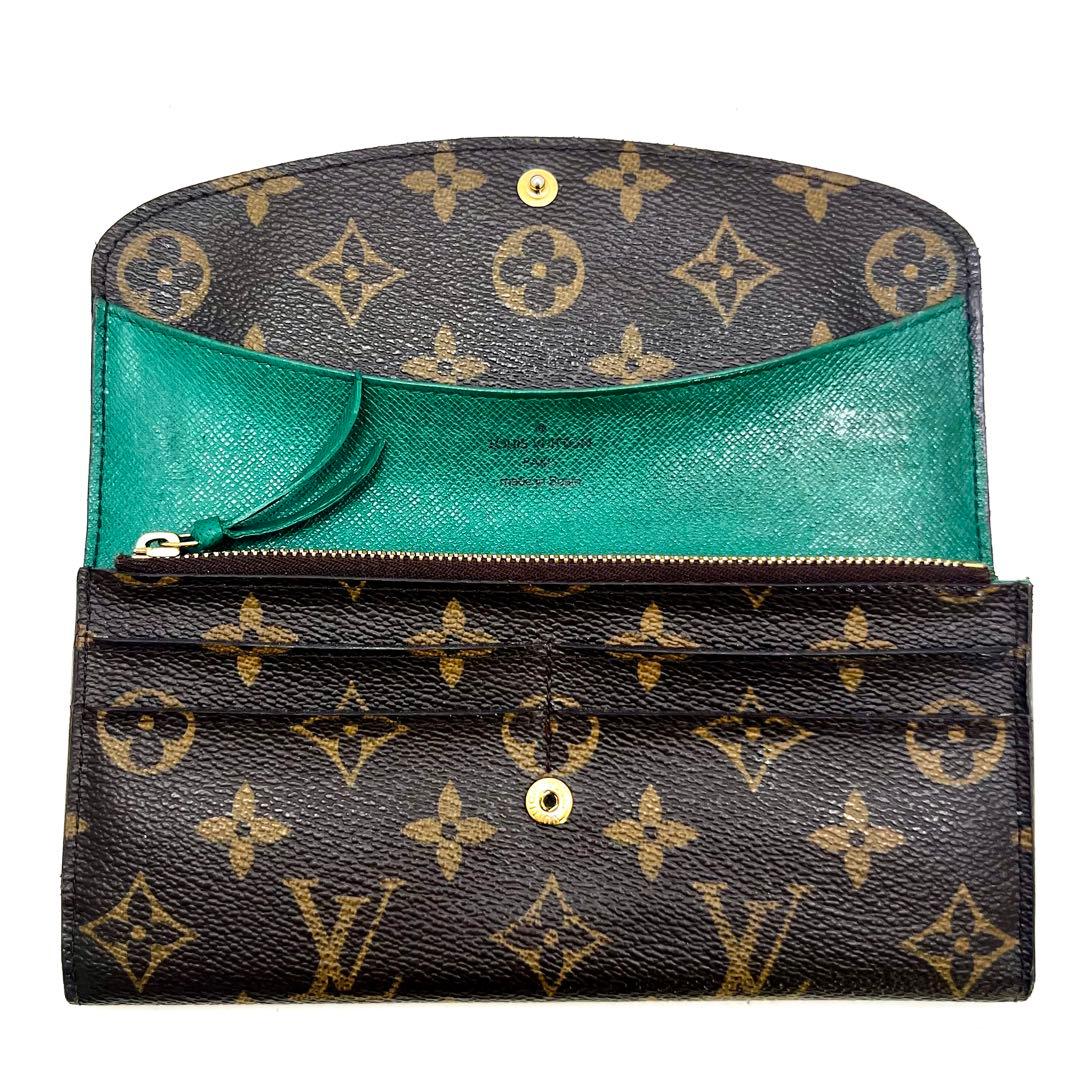 Louis Vuitton Monogram Portefeuille Emily Green Wallet — view 2