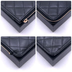 Chanel Quilted Caviar Leather Timeless Classic Card Case — view 7