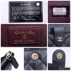 Chanel Quilted Caviar Leather Timeless Classic Card Case — view 8