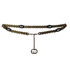 Gucci Interlocking Chain Belt with Logo Charm — view 4