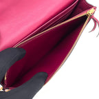 Louis Vuitton Monogram Portefeuille Flor Chain Fuchsia Shoulder Bag — view 5