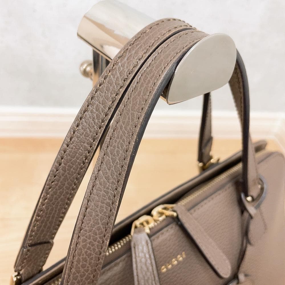 Gucci Shoulder Bag 2-Way Gray — view 6