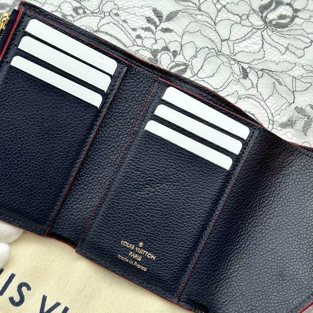 Louis Vuitton Empreinte Portefeuille Victorine Marine Wallet — view 6