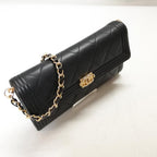 Chanel Class Caviar Leather Boy Wallet Black — view 2