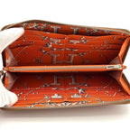 Hermes Wallet Azap Long Silk'in Brown Veau Epsom — view 7